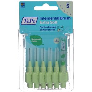 TePe Interdentalbürste x-soft 0,8 - 1,6 mm grün Zahnbürste 6 St 6 St Zahnbürste
