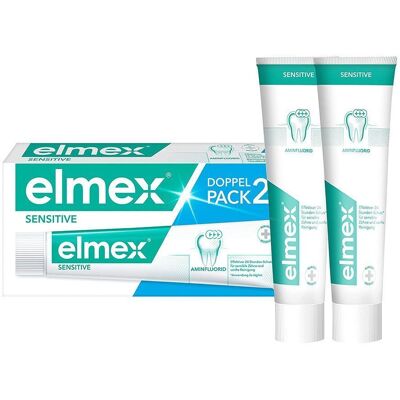 Elmex Sensitive Zahnpasta - Doppelpack 2x75 ml Elmex Sensitive Zahnpasta - Doppelpack 2x75 ml