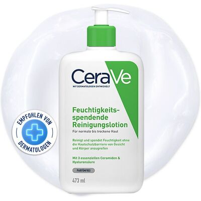 CeraVe Feuchtigkeitsspendende Reinigungsmilch - Emulsion (473ml) CeraVe Feuchtigkeitsspendende Reinigungsmilch - Emulsion (473ml)