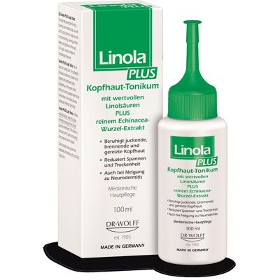 Linola Plus Kopfhaut-Tonikum - Haartonikum für juckende, brennende oder gereizte Kopfhaut Tonikum 100 ml Unisex 100 ml Tonikum Linola Plus Kopfhaut-Tonikum - Haartonikum für juckende, brennende oder gereizte Kopfhaut Tonikum 100 ml Unisex 100 ml Tonikum