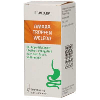 Weleda Amara-Tropfen Tropfen 50 ml 50 ml Tropfen Weleda Amara-Tropfen Tropfen 50 ml 50 ml Tropfen