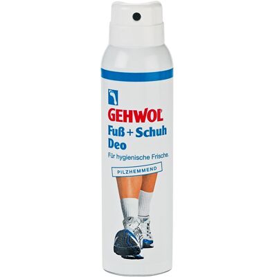 Gehwol Fuß- und Schuh-Deo-Spray - Hygienische Frische, Antimikrobiell, 150 ml Gehwol Fuß- und Schuh-Deo-Spray - Hygienische Frische, Antimikrobiell, 150 ml
