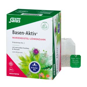 Salus® Basen-Aktiv® Kräutertee Nr. 2 Mariendistel-Löwenzahn Filterbeutel 40 St 40 St Filterbeutel