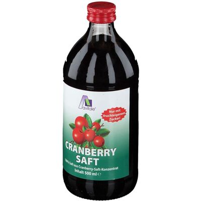 Avitale GmbH Cranberry Saft - Unterstützt Harnwege - Frucht Avitale GmbH Cranberry Saft - Unterstützt Harnwege - Frucht