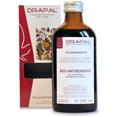 Drapal Bio Artischockenpflanzensaft - Pflanzenextrakt Drapal Bio Artischockenpflanzensaft - Pflanzenextrakt