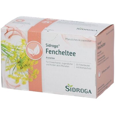 Sidroga® Fencheltee Filterbeutel 20 St 20 St Filterbeutel Sidroga® Fencheltee Filterbeutel 20 St 20 St Filterbeutel