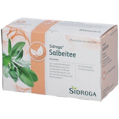 Sidroga® Salbeitee Filterbeutel 20 St 20 St Filterbeutel Sidroga® Salbeitee Filterbeutel 20 St 20 St Filterbeutel