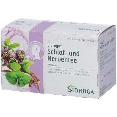 Sidroga® Schlaf- & Nerventee Filterbeutel 20 St 20 St Filterbeutel Sidroga® Schlaf- & Nerventee Filterbeutel 20 St 20 St Filterbeutel