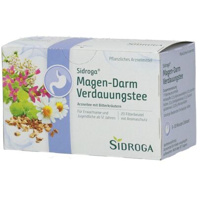 Sidroga® Magen-Darm Verdauungstee Filterbeutel 20 St 20 St Filterbeutel Sidroga® Magen-Darm Verdauungstee Filterbeutel 20 St 20 St Filterbeutel