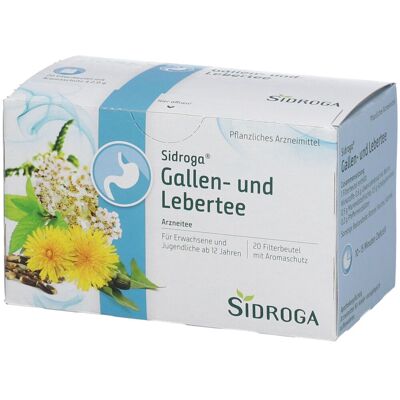 Sidroga® Gallen- und Lebertee Filterbeutel 20 St 20 St Filterbeutel Sidroga® Gallen- und Lebertee Filterbeutel 20 St 20 St Filterbeutel