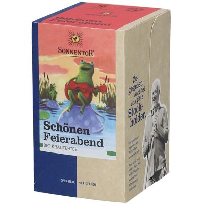 SonnentoR® Schönen Feierabend Kräutertee bio Filterbeutel 18 St 18 St Filterbeutel SonnentoR® Schönen Feierabend Kräutertee bio Filterbeutel 18 St 18 St Filterbeutel