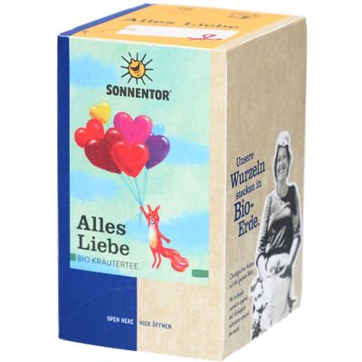SonnentoR® Alles Liebe Kräutertee Filterbeutel 18 St 18 St Filterbeutel SonnentoR® Alles Liebe Kräutertee Filterbeutel 18 St 18 St Filterbeutel