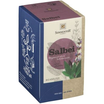Sonnentor® Salbei Tee bio Filterbeutel 18 St 18 St Filterbeutel Sonnentor® Salbei Tee bio Filterbeutel 18 St 18 St Filterbeutel