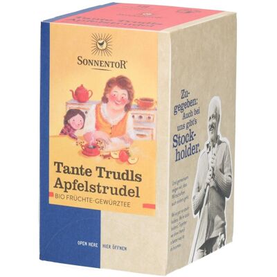 SonnentoR® Tante Trudls Apfelstrudel Tee bio Filterbeutel 18 St 18 St Filterbeutel SonnentoR® Tante Trudls Apfelstrudel Tee bio Filterbeutel 18 St 18 St Filterbeutel