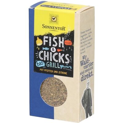 SonnentoR® Fish & Chicks Grillgewürz Pulver 55 g 55 g Pulver SonnentoR® Fish & Chicks Grillgewürz Pulver 55 g 55 g Pulver