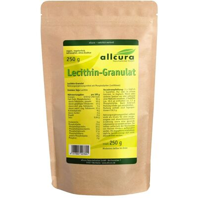 Allcura Lecithin Granulat - 250g Nahrungsergänzung Allcura Lecithin Granulat - 250g Nahrungsergänzung