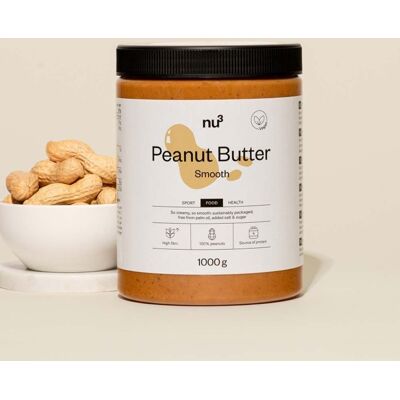 nu3 Cremige Erdnussbutter - Erdnüsse, 1000 g nu3 Cremige Erdnussbutter - Erdnüsse, 1000 g