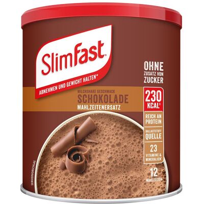 SlimFast Slim Fast Milchshake-Pulver Schokolade Pulver 450 g 450 g Pulver SlimFast Slim Fast Milchshake-Pulver Schokolade Pulver 450 g 450 g Pulver