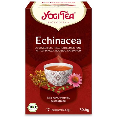 Taoasis Yogi Tea® Echinacea, Bio Kräutertee Filterbeutel 17x1,8 g 17x1,8 g Filterbeutel Taoasis Yogi Tea® Echinacea, Bio Kräutertee Filterbeutel 17x1,8 g 17x1,8 g Filterbeutel