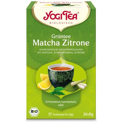 Yogi Tea Matcha Zitrone Grüner Tee - Filterbeutel Yogi Tea Matcha Zitrone Grüner Tee - Filterbeutel