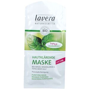 lavera Hautklärende Maske Minze Gesichtsmaske 2x5 ml Unisex 2x5 ml Gesichtsmaske