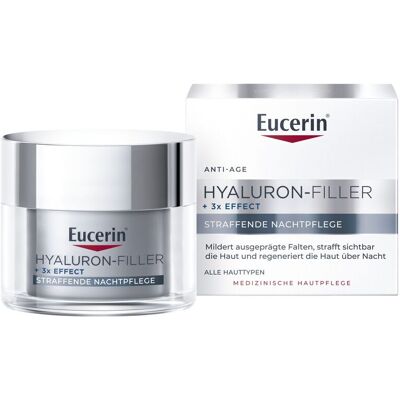 Eucerin Hyaluron-Filler Nachtcreme - Anti-Age Tiefenfalten - 50ml Eucerin Hyaluron-Filler Nachtcreme - Anti-Age Tiefenfalten - 50ml