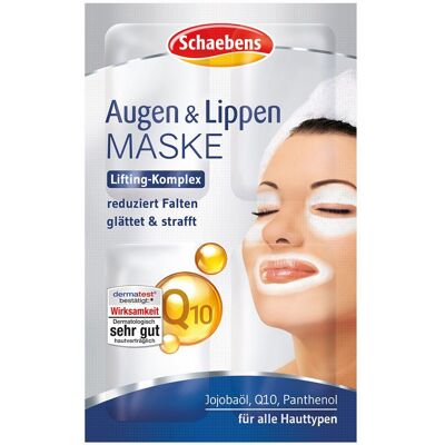 Schaebens Augen & Lippen Maske Gesichtsmaske 4x1,5 ml Unisex 4x1,5 ml Gesichtsmaske Schaebens Augen & Lippen Maske Gesichtsmaske 4x1,5 ml Unisex 4x1,5 ml Gesichtsmaske