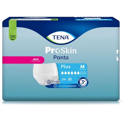Tena Pants Plus M ConfioFit Einweghosen 14 St weiss Unisex 14 St Einweghosen Tena Pants Plus M ConfioFit Einweghosen 14 St weiss Unisex 14 St Einweghosen