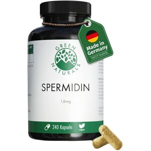 Green Naturals Spermidin 1,6 mg vegan Kapseln 240 St 240 St Kapseln