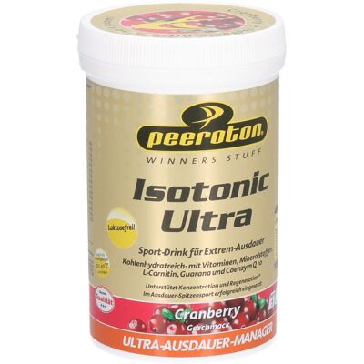 peeroton® Isotonic Ultra Drink Cranberry Pulver 300 g 300 g Pulver peeroton® Isotonic Ultra Drink Cranberry Pulver 300 g 300 g Pulver