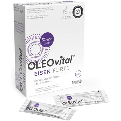 OLEOvital® Eisen Forte Sachets Beutel 30x2,1 g 30x2,1 g Beutel OLEOvital® Eisen Forte Sachets Beutel 30x2,1 g 30x2,1 g Beutel