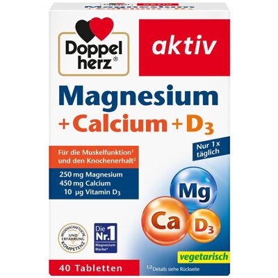Doppelherz Magnesium Calcium D3 Tabletten - Vitamine & Mineralien Doppelherz Magnesium Calcium D3 Tabletten - Vitamine & Mineralien