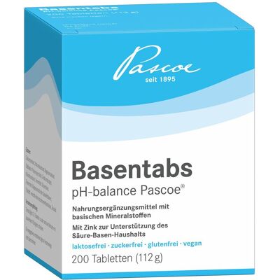 Basentabs pH-balance Pascoe® Tabletten 200 St 200 St Tabletten Basentabs pH-balance Pascoe® Tabletten 200 St 200 St Tabletten