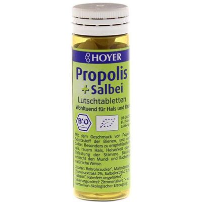 Hoyer Propolis & Salbei Lutschtabletten 60 St 60 St Lutschtabletten Hoyer Propolis & Salbei Lutschtabletten 60 St 60 St Lutschtabletten