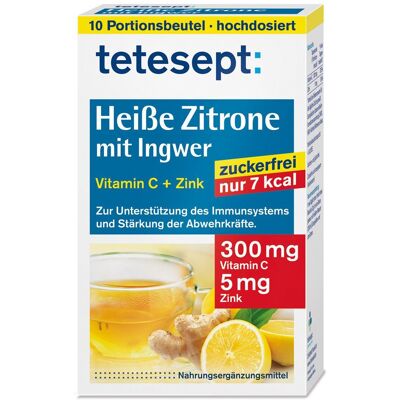 Tetesept Heiße Zitrone mit Ingwer - Immunstärkung Tetesept Heiße Zitrone mit Ingwer - Immunstärkung