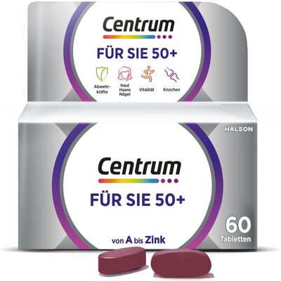 Centrum für Sie 50+ Calcium & Vitamin D Tabletten - Vitamine & Mineralien Centrum für Sie 50+ Calcium & Vitamin D Tabletten - Vitamine & Mineralien