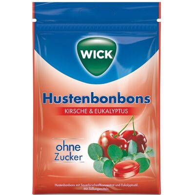 Wick Wildkirsche & Eukalyptus ohne Zucker Bonbons 72 g 72 g Bonbons Wick Wildkirsche & Eukalyptus ohne Zucker Bonbons 72 g 72 g Bonbons