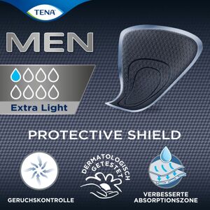 Tena Men Protective Shield Extra Light Einlagen 8x14 St schwarz 8x14 St Einlagen