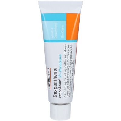 Dexpanthenol ratiopharm® 5%-Wundcreme Creme 35 g 35 g Creme Dexpanthenol ratiopharm® 5%-Wundcreme Creme 35 g 35 g Creme