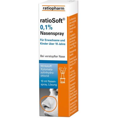 ratiopharm ratioSoft® 0,1% Nasenspray 10 ml 10 ml Nasenspray ratiopharm ratioSoft® 0,1% Nasenspray 10 ml 10 ml Nasenspray
