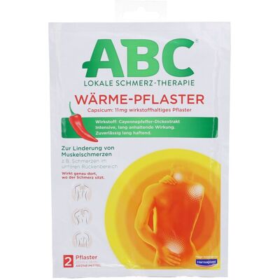 Hansaplast Abc® Wärmepflaster Capsicum Pflaster 2 St 2 St Pflaster Hansaplast Abc® Wärmepflaster Capsicum Pflaster 2 St 2 St Pflaster