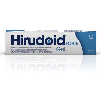 Hirudoid® Forte Gel bei Venenentzündungen und Blutergüssen 40 g 40 g Gel Hirudoid® Forte Gel bei Venenentzündungen und Blutergüssen 40 g 40 g Gel