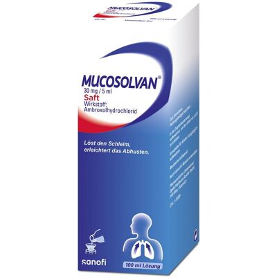 Mucosolvan® Schleimlöser Hustensaft - Jetzt 10% sparen mit dem Code mucosolvan10* 100 ml 100 ml Hustensaft Mucosolvan® Schleimlöser Hustensaft - Jetzt 10% sparen mit dem Code mucosolvan10* 100 ml 100 ml Hustensaft