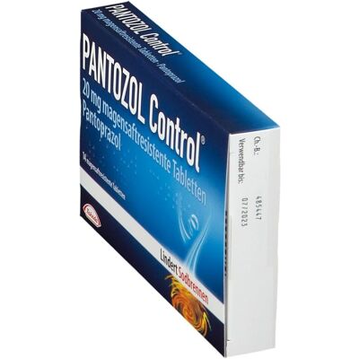 Pantozol Control Pantozol-Control® 20 mg Tabletten magensaftresistent 14 St 14 St Tabletten magensaftresistent Pantozol Control Pantozol-Control® 20 mg Tabletten magensaftresistent 14 St 14 St Tabletten magensaftresistent