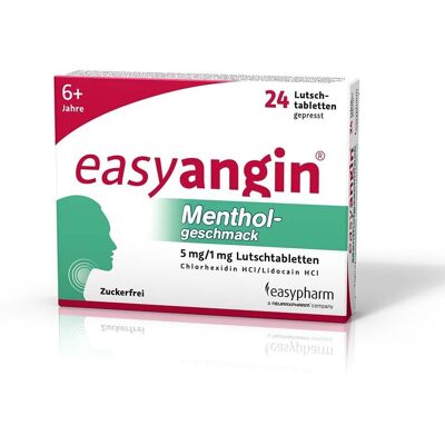 easyangin® 5mg/1mg Lutschtabletten 24 St 24 St Lutschtabletten easyangin® 5mg/1mg Lutschtabletten 24 St 24 St Lutschtabletten