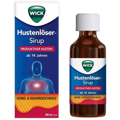 Wick Hustenlöser-Sirup 200 mg/ 15 ml Hustensirup 180 180 ml Hustensirup Wick Hustenlöser-Sirup 200 mg/ 15 ml Hustensirup 180 180 ml Hustensirup