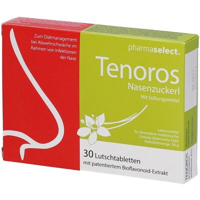 Tenoros Nasenzuckerl Lutschtabletten 30 St 30 St Lutschtabletten Tenoros Nasenzuckerl Lutschtabletten 30 St 30 St Lutschtabletten
