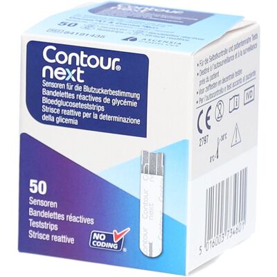 Bayer Contour Next Blutzucker-Teststreifen - Blutzuckermessung Bayer Contour Next Blutzucker-Teststreifen - Blutzuckermessung