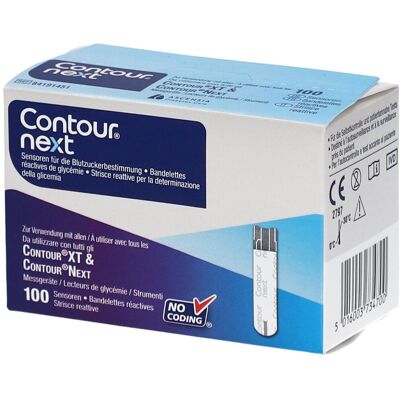 Contour Next Sensoren Teststreifen 100 St 100 St Teststreifen Contour Next Sensoren Teststreifen 100 St 100 St Teststreifen