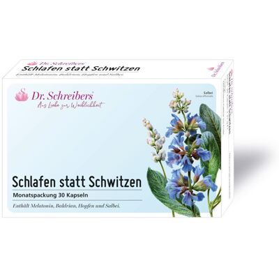 Dr. Schreibers® Schlafen statt Schwitzen Kapseln 30 St 30 St Kapseln Dr. Schreibers® Schlafen statt Schwitzen Kapseln 30 St 30 St Kapseln
